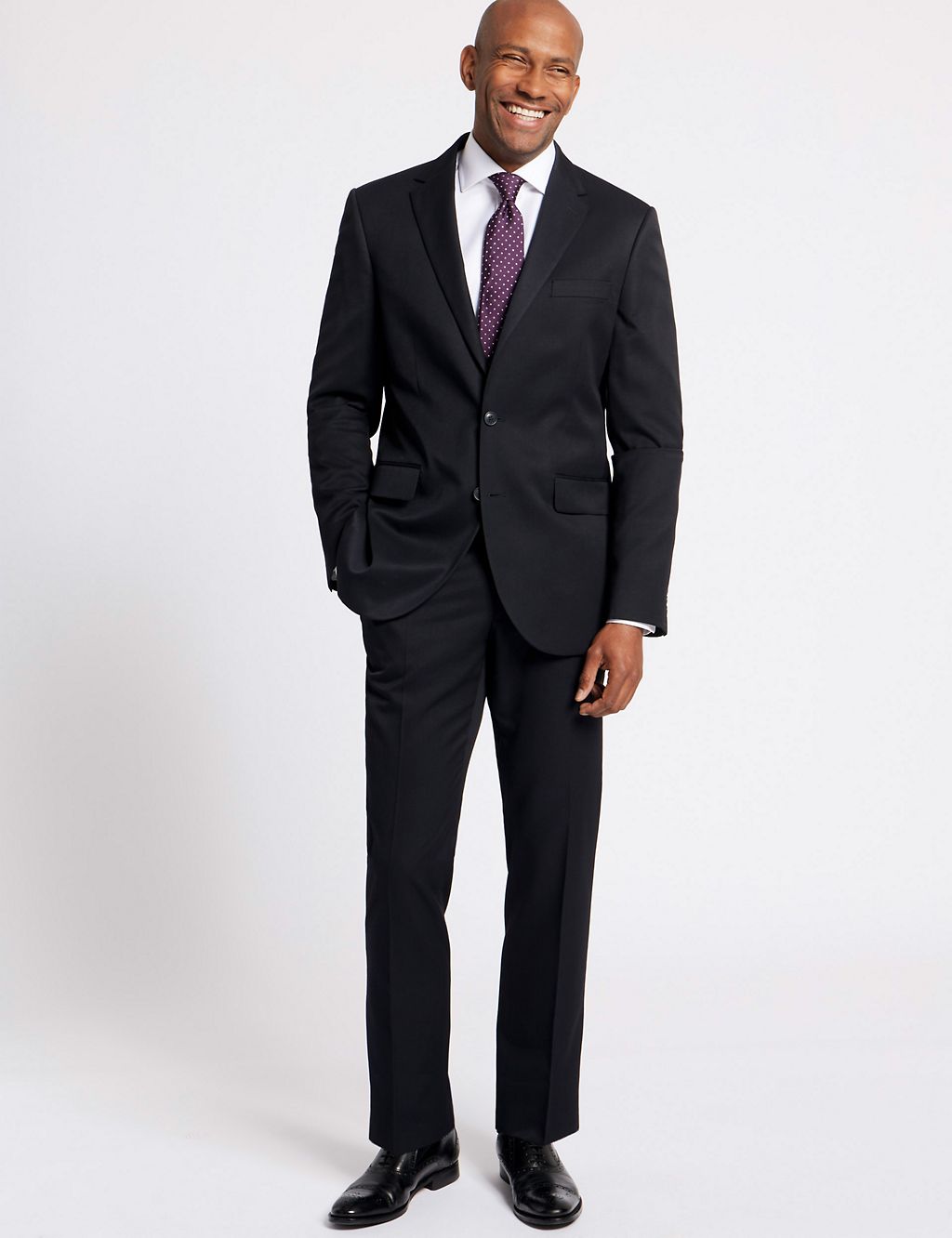 Navy Tailored Fit Jacket 3 of 8