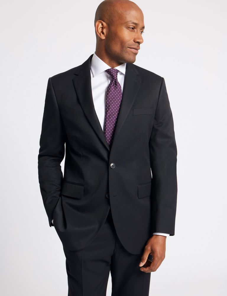 Navy Tailored Fit Jacket 4 of 8