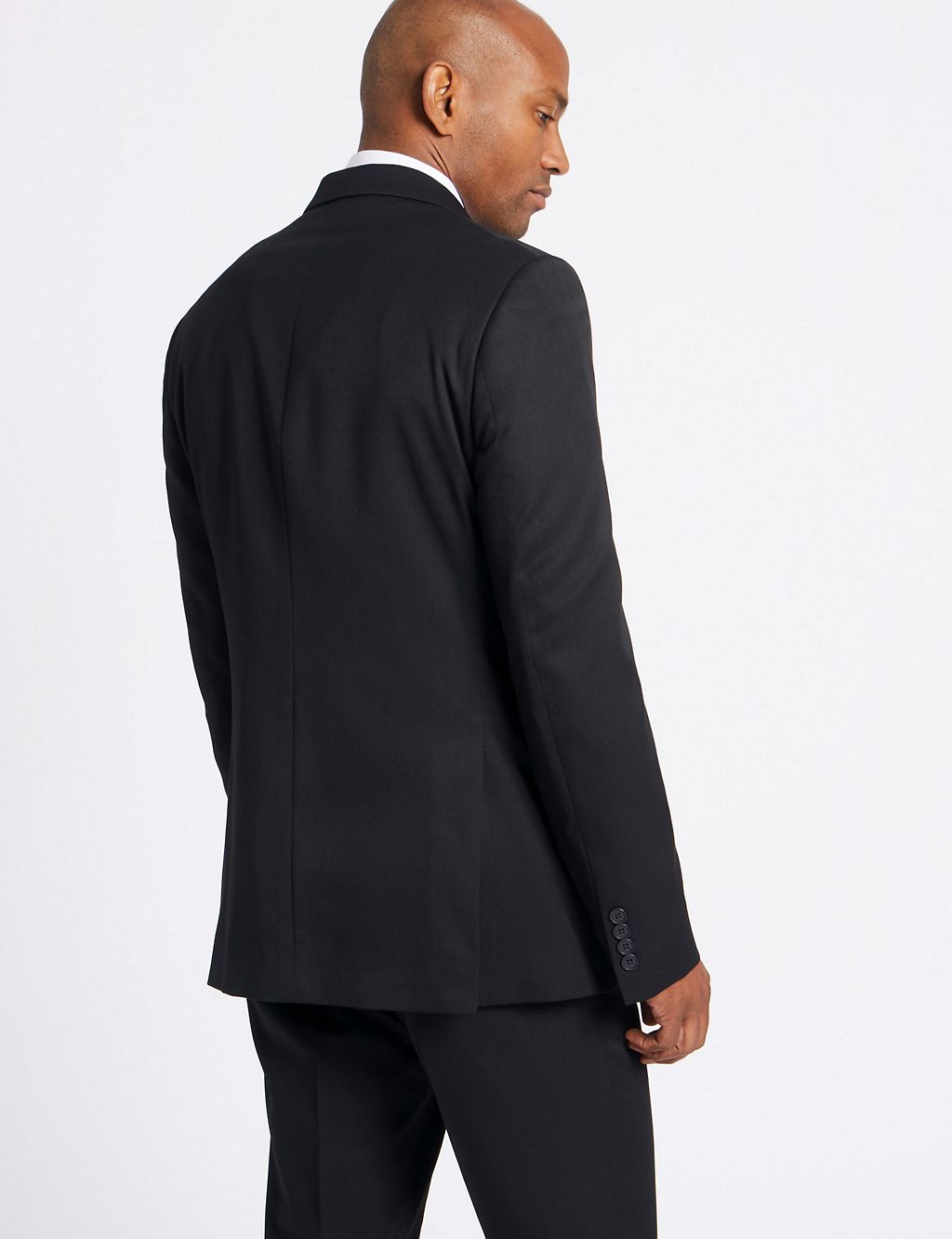 Navy Tailored Fit Jacket 8 of 8