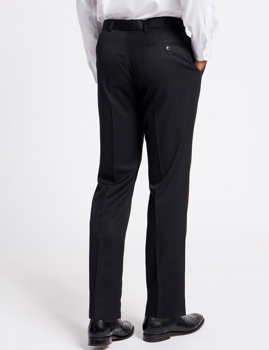 Navy Tailored Fit Trousers 4 of 6