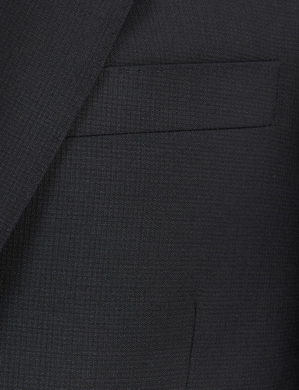 Navy Tailored Fit Wool Jacket | Savile Row Inspired | M&S