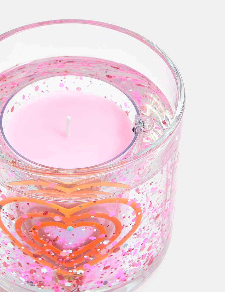 Neon Heart Light Up Candle 3 of 5