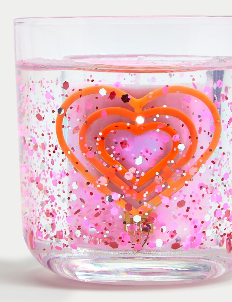 Neon Heart Light Up Candle 4 of 5