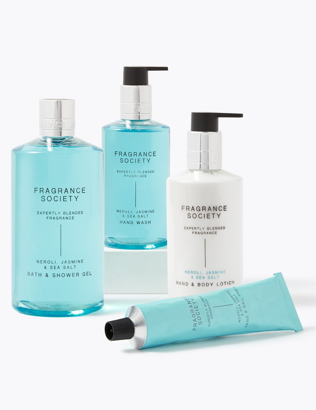 Neroli, Jasmine & Sea Salt Shower Gel 500ml Fragrance Society M&S