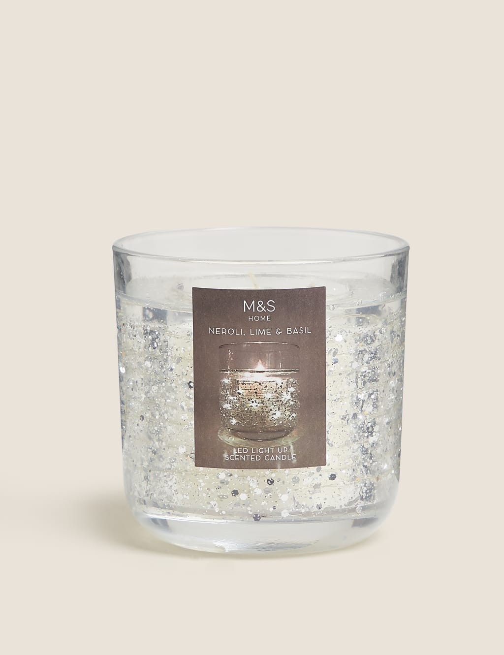 Neroli, Lime & Basil Light Up Candle M&S Collection M&S