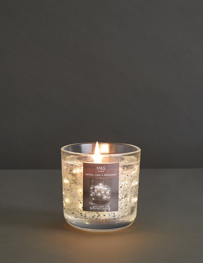 Neroli, Lime & Bergamot Light Up Candle 1 of 8