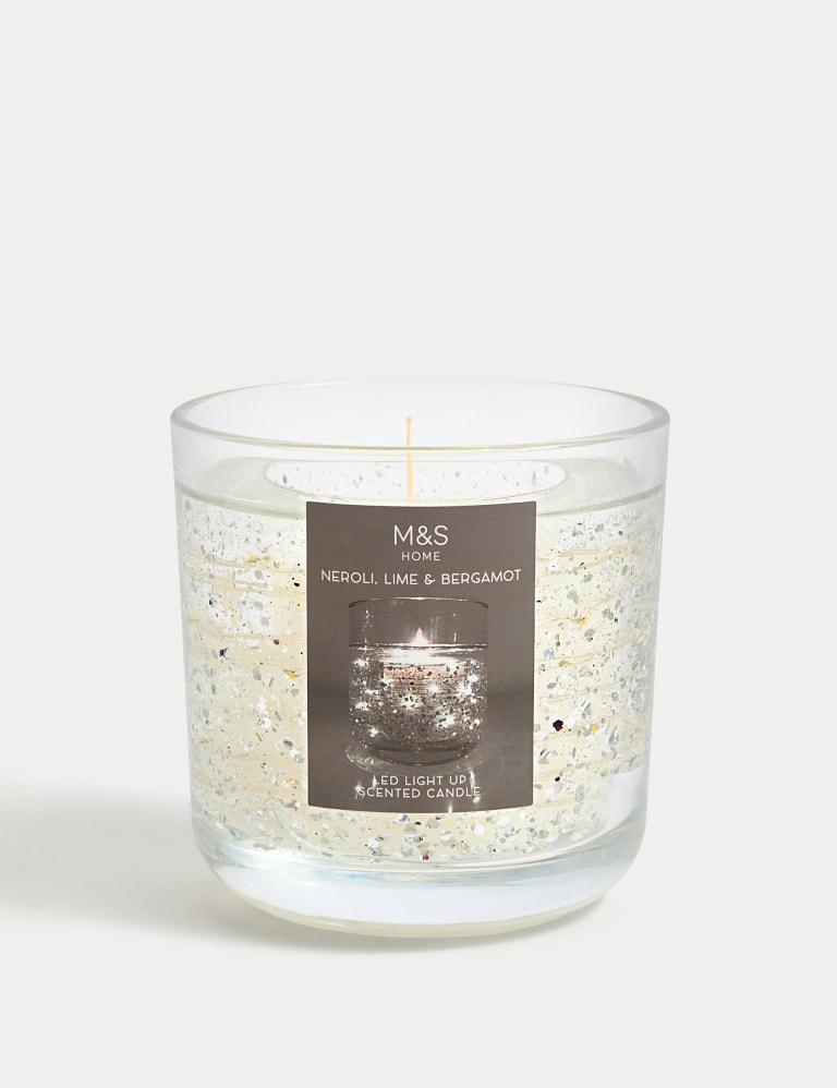 Led light store up gel candle
