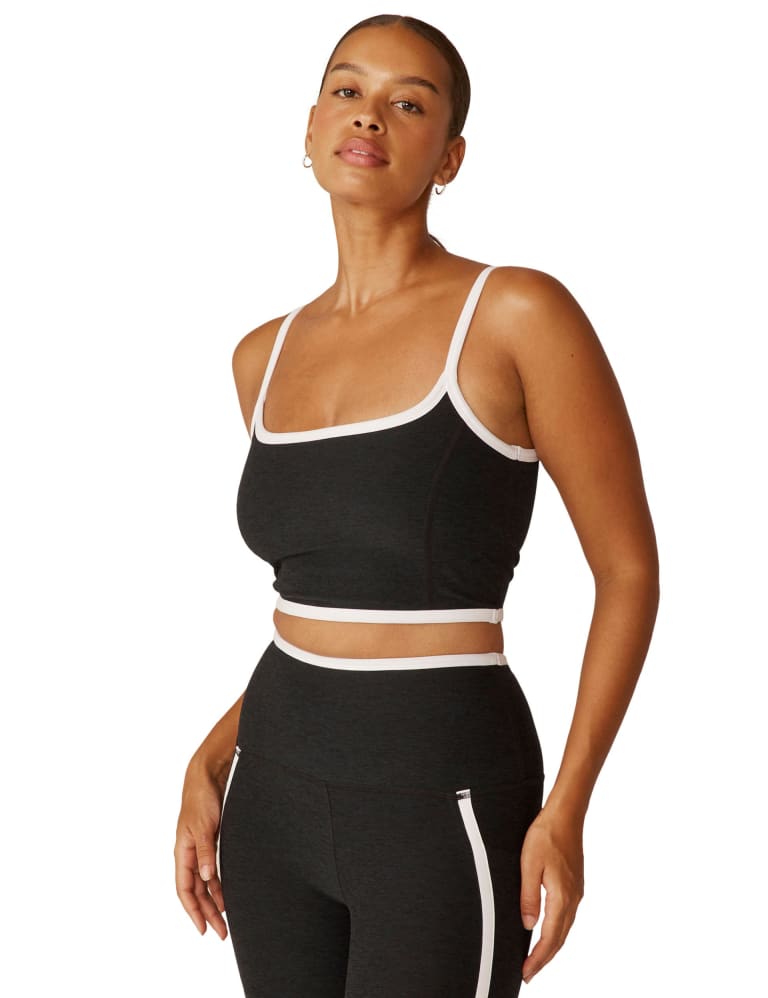 New Moves Square Neck Strappy Yoga Vest Top 2 of 5