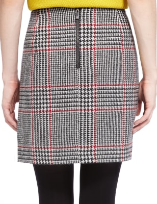 Dogtooth 2024 wool skirt