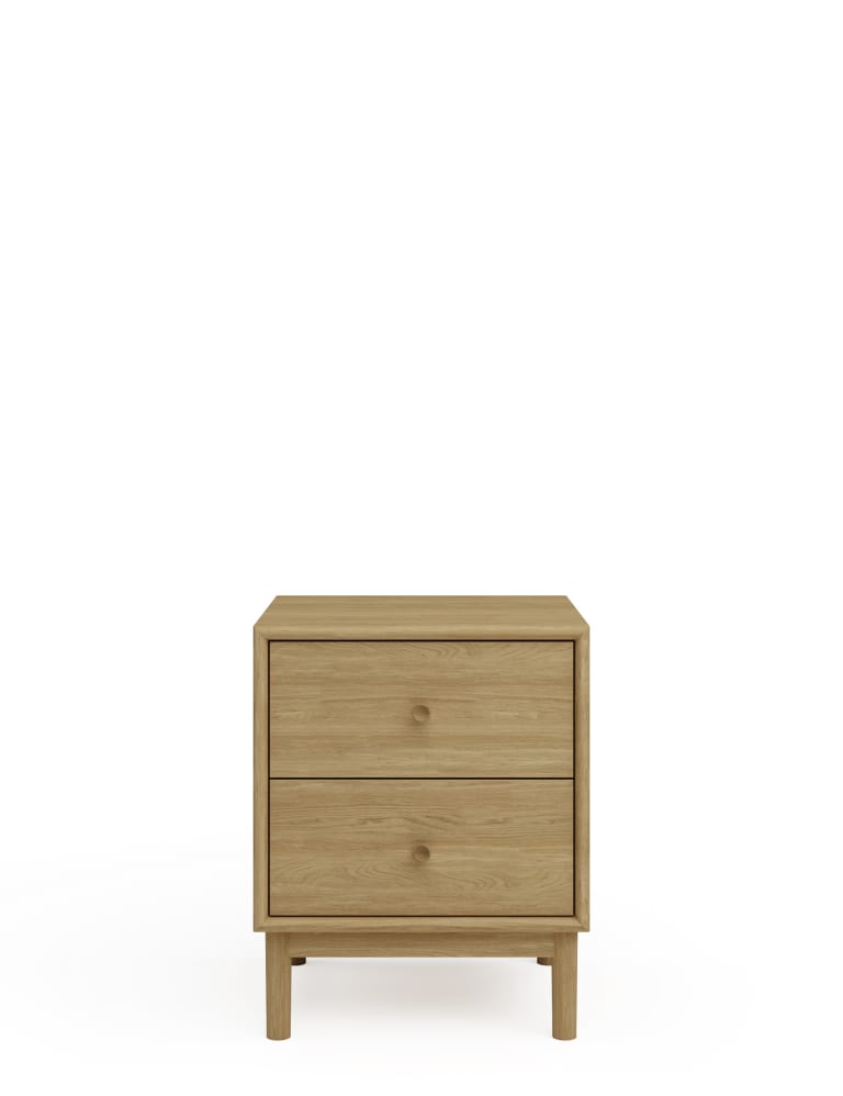 Newark 2 Drawer Bedside Table 2 of 8