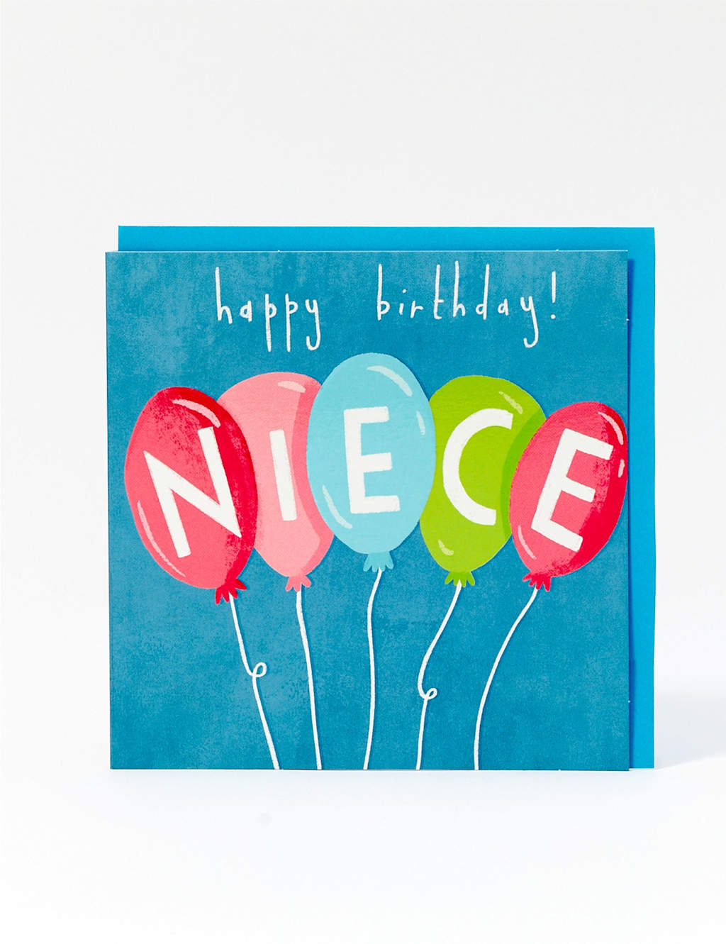 Niece Balloons Birthday Card | M&amp;S
