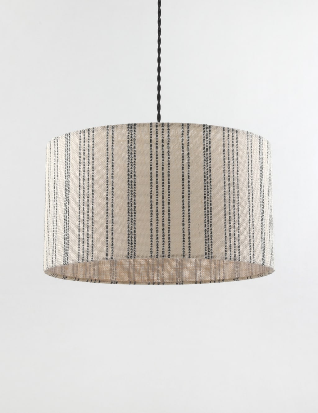 Noah Hessian Striped Lamp Shade 3 of 7