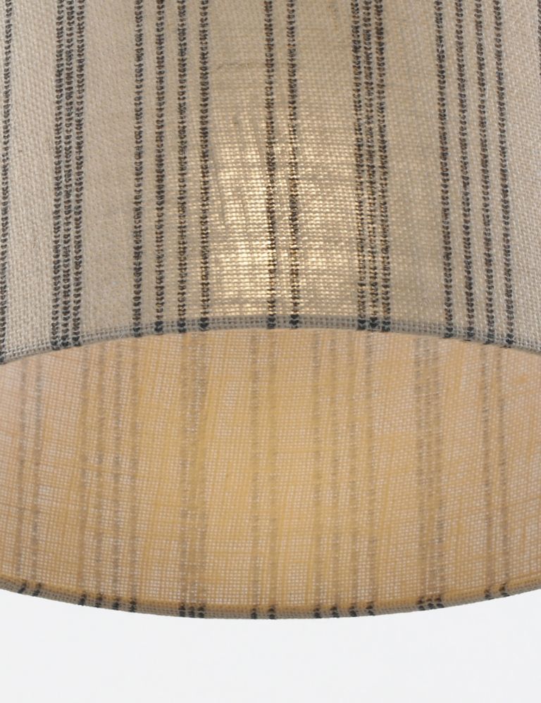 Noah Hessian Striped Lamp Shade 4 of 7