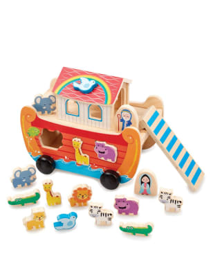 soft noah's ark toy