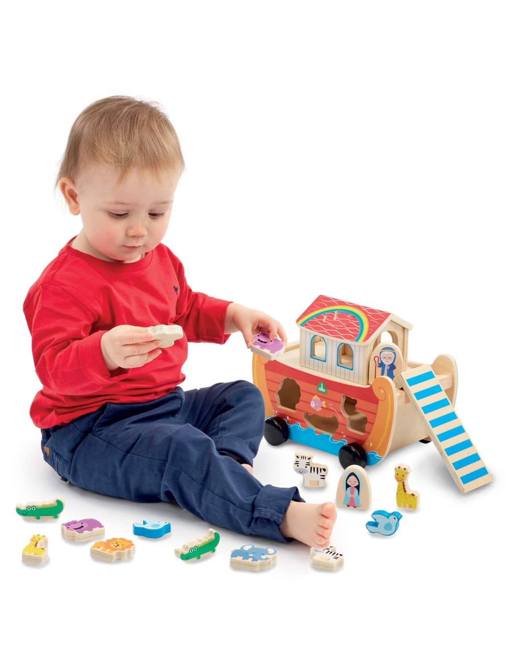 Noah's Ark Shape Sorter Toy (13 Yrs) Early Learning Centre M&S
