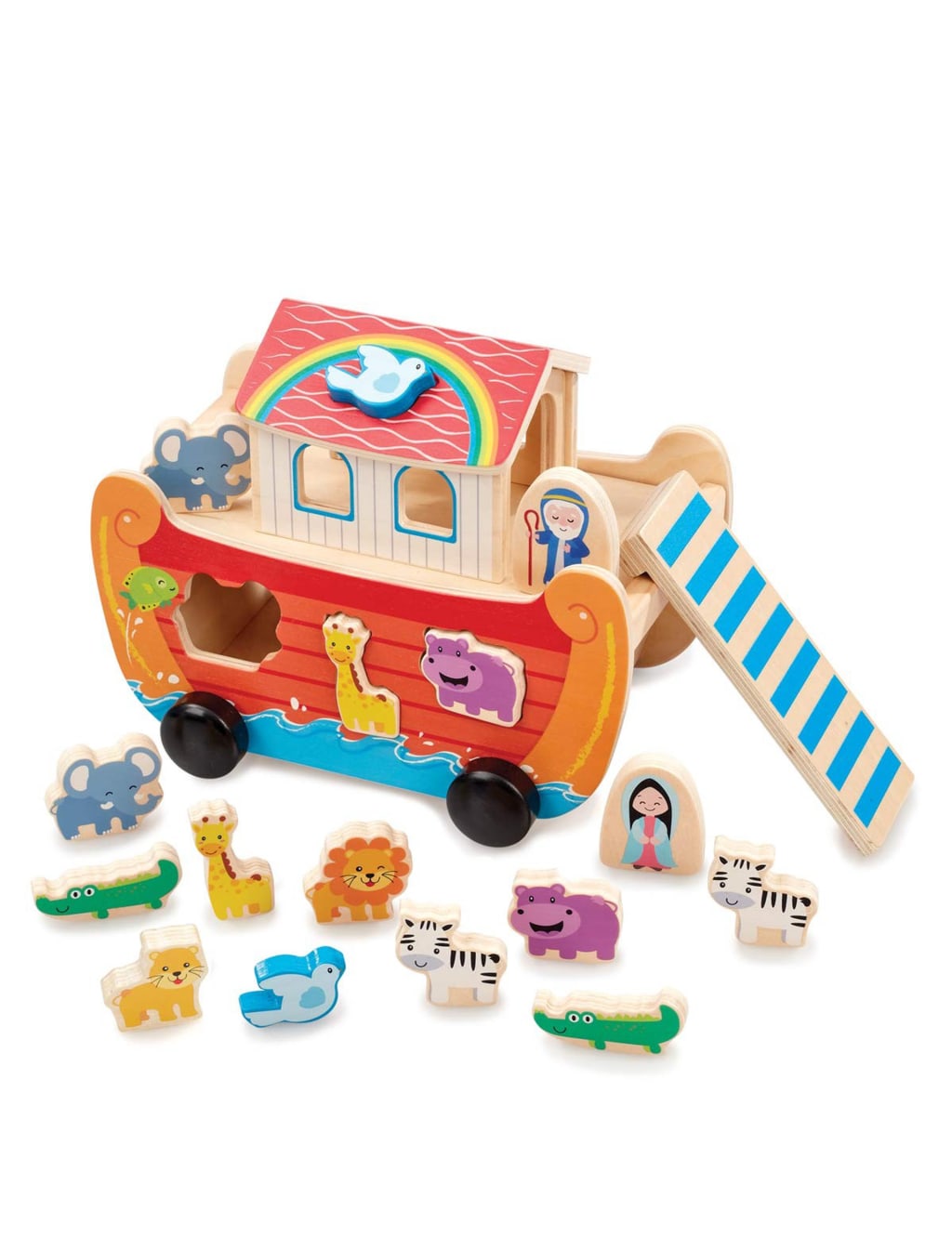 Noah's Ark Shape Sorter Toy (13 Yrs) Early Learning Centre M&S