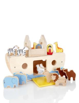 Noahs Ark Wooden Toy Set