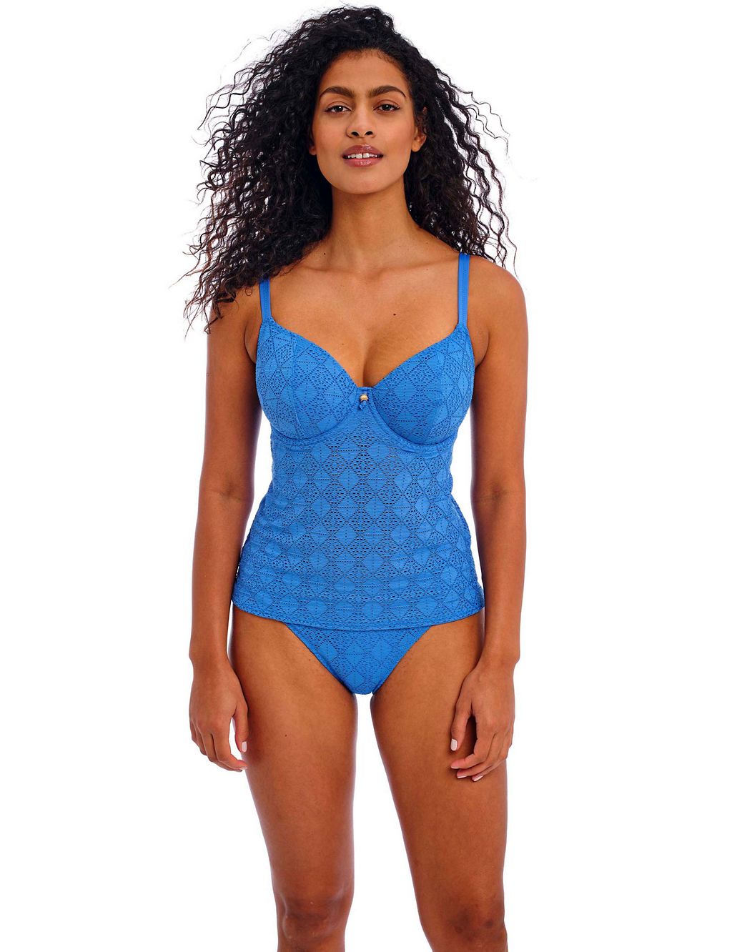 Nomad Nights Wired Plunge Tankini Top 2 of 6