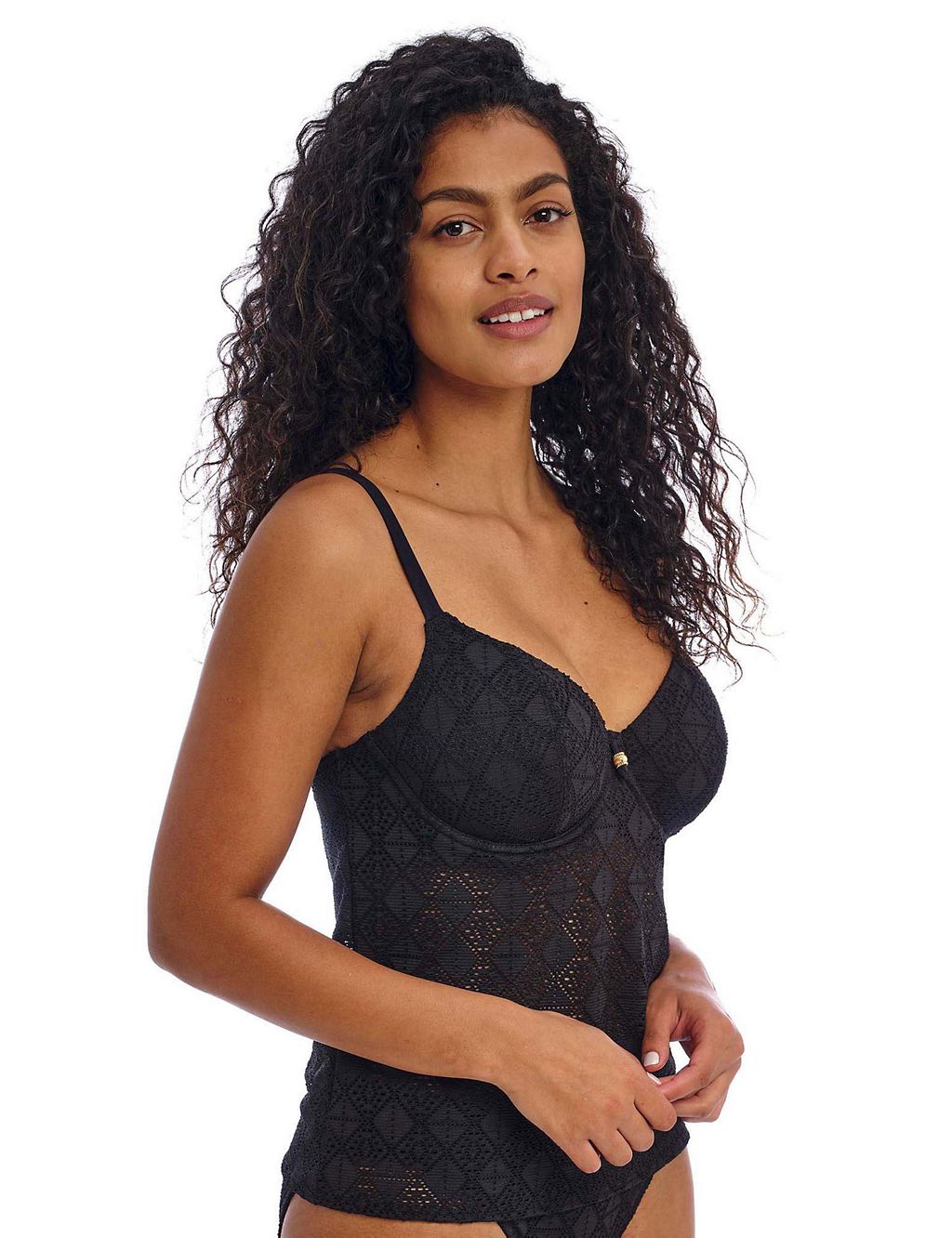Nomad Nights Wired Plunge Tankini Top 5 of 5