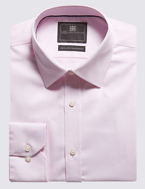 Non-Iron Pure Cotton Slim Fit Shirt Image 2 of 6