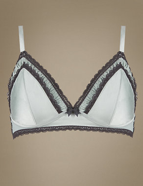 Non-Padded Bralet A-D with Silk Image 2 of 4
