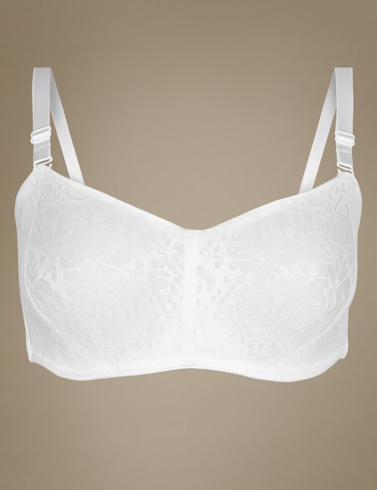 Non-Padded Underwired Lace Minimiser Bra DD-GG 2 of 8