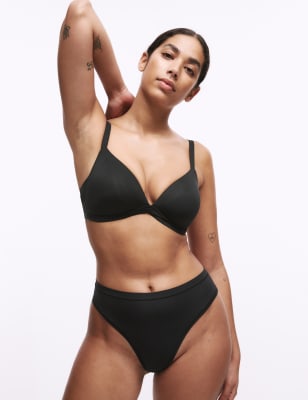 Body by M&S Cotton with Cool Comfort™ Non-Wired Push Up Bra