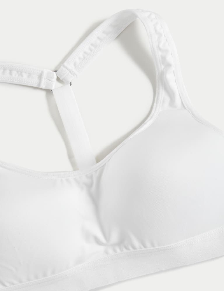 Sport Bras Women High Impact Non Padded with Underwire ，Adjustable Strap  (Color : White, Size : 42F) : : Clothing, Shoes & Accessories