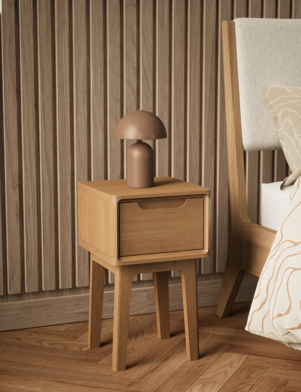 Nord 1 Drawer Side Table 2 of 8