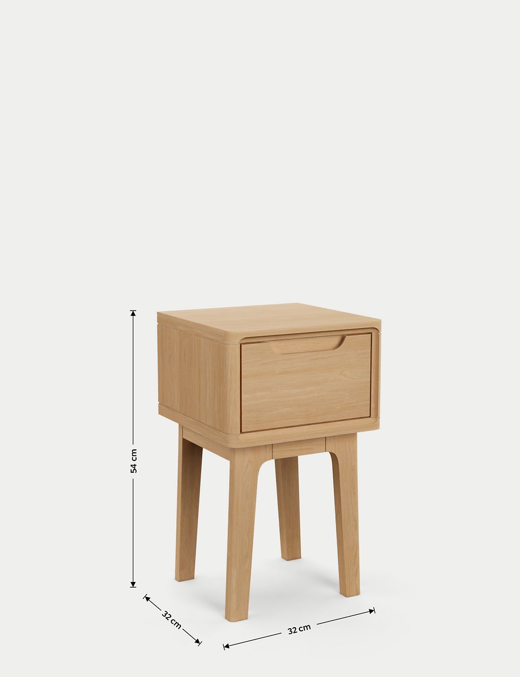 Nord 1 Drawer Side Table 5 of 8