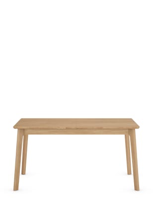 Milano oak deals dining table