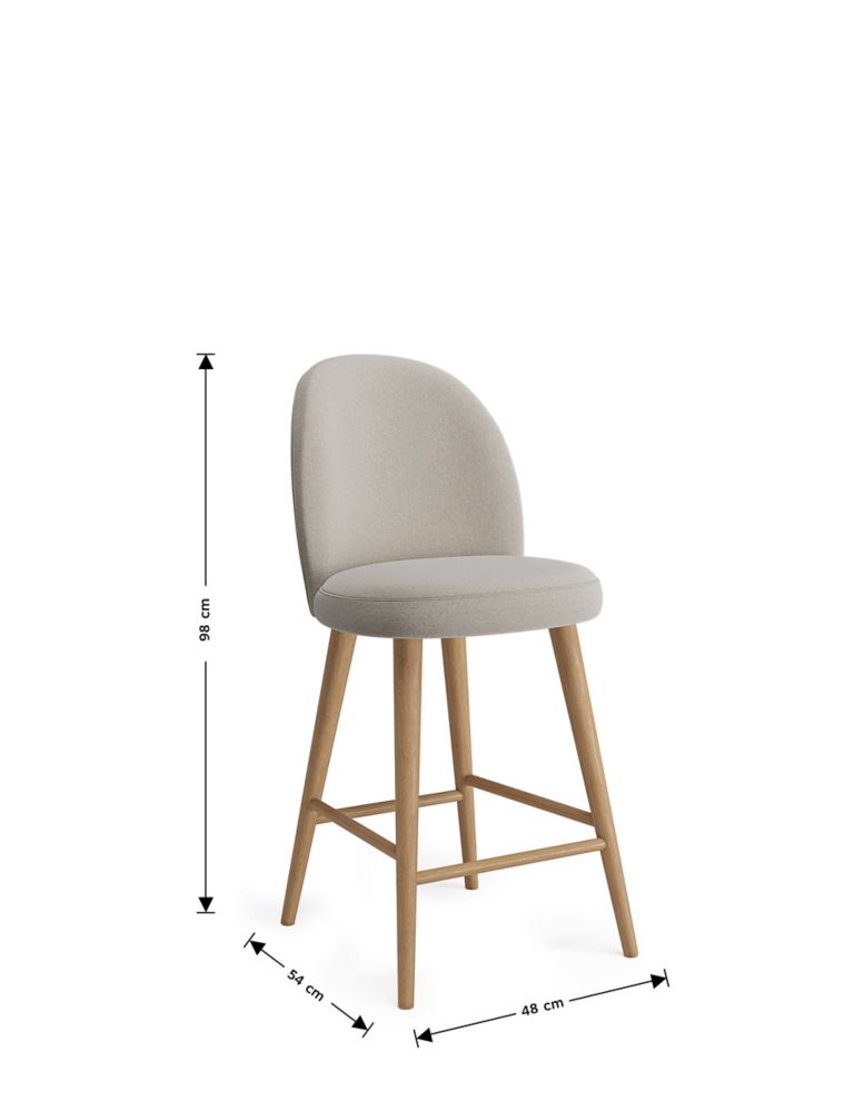 Nord Curved Back Barstool 6 of 7