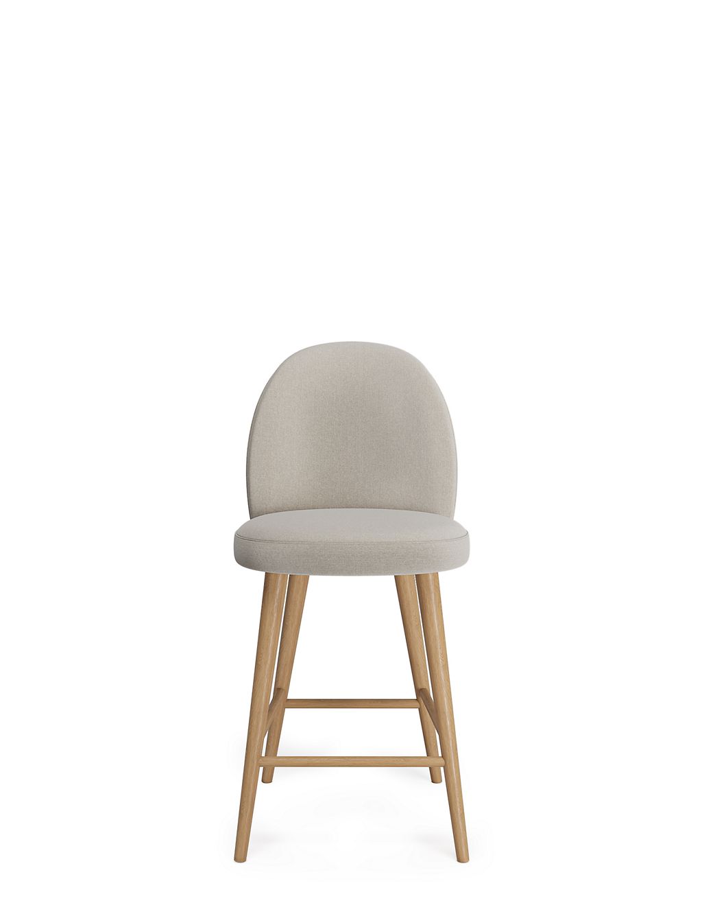 Nord Curved Back Barstool 1 of 7