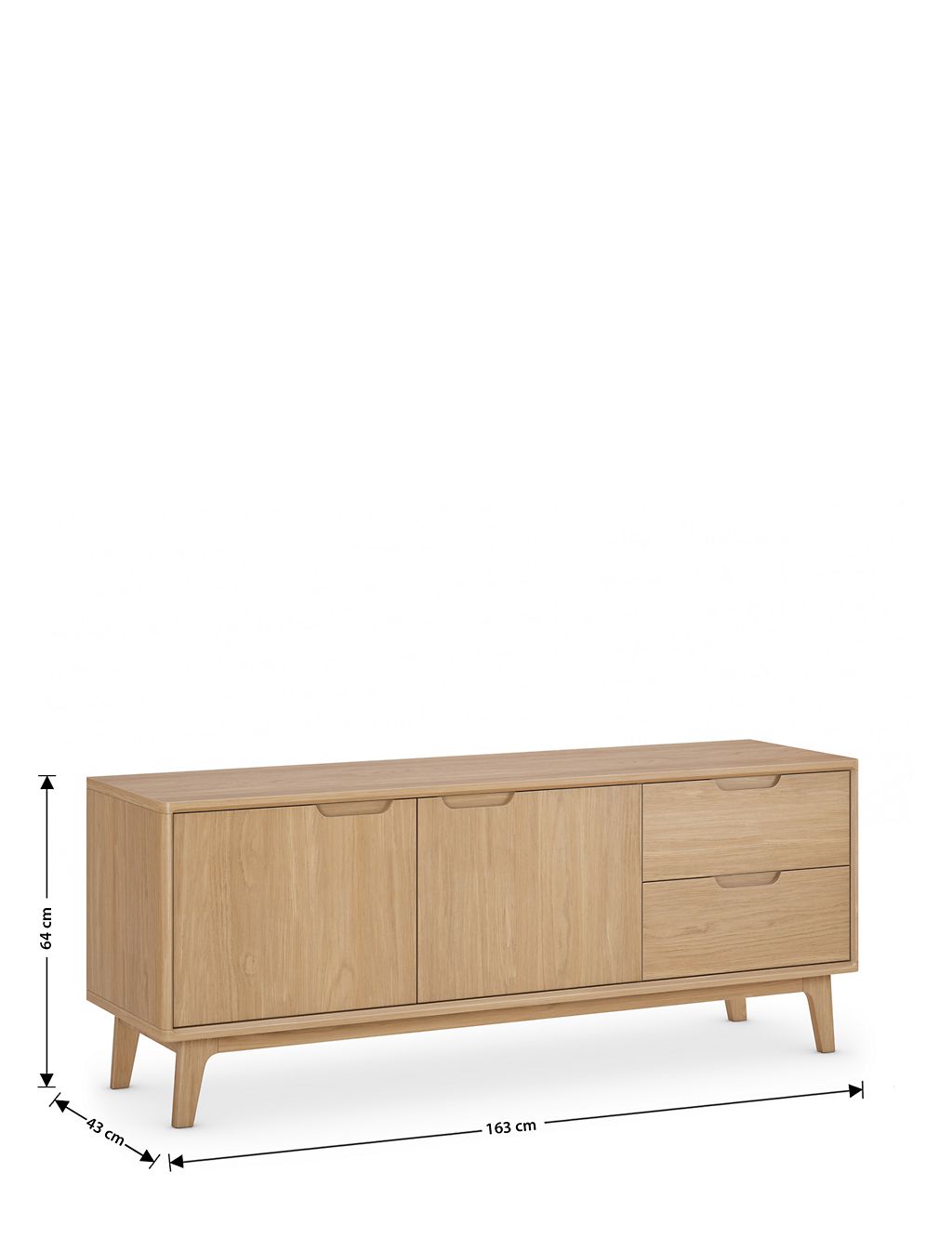 Nord Extra Large Low Sideboard 4 of 7