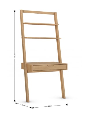 Ladder shelf deals desk ikea