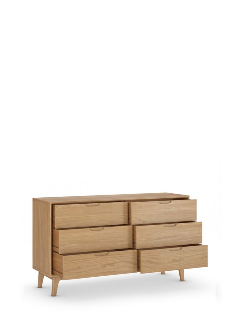 Nord Wide 6 Drawer Chest 3 of 8
