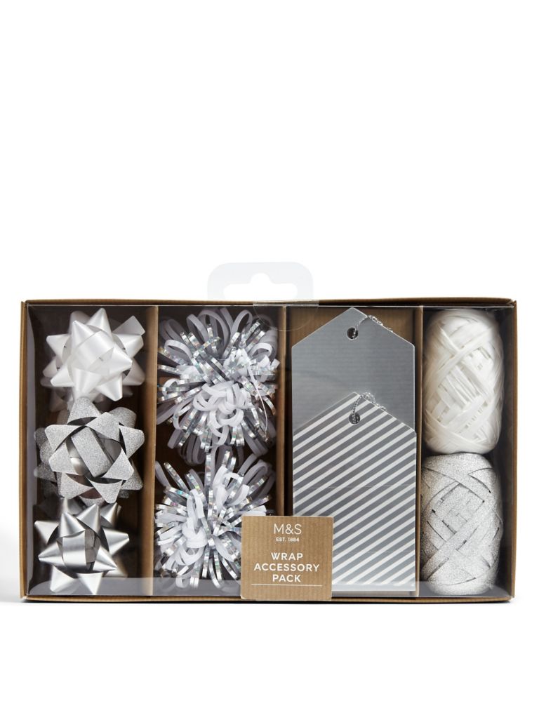 Nordic Noel Silver Wrap Accessory Pack 1 of 3