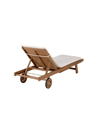 Cream sun lounger online cushions