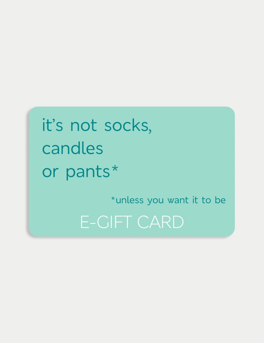 Not Socks EGift Card M&S
