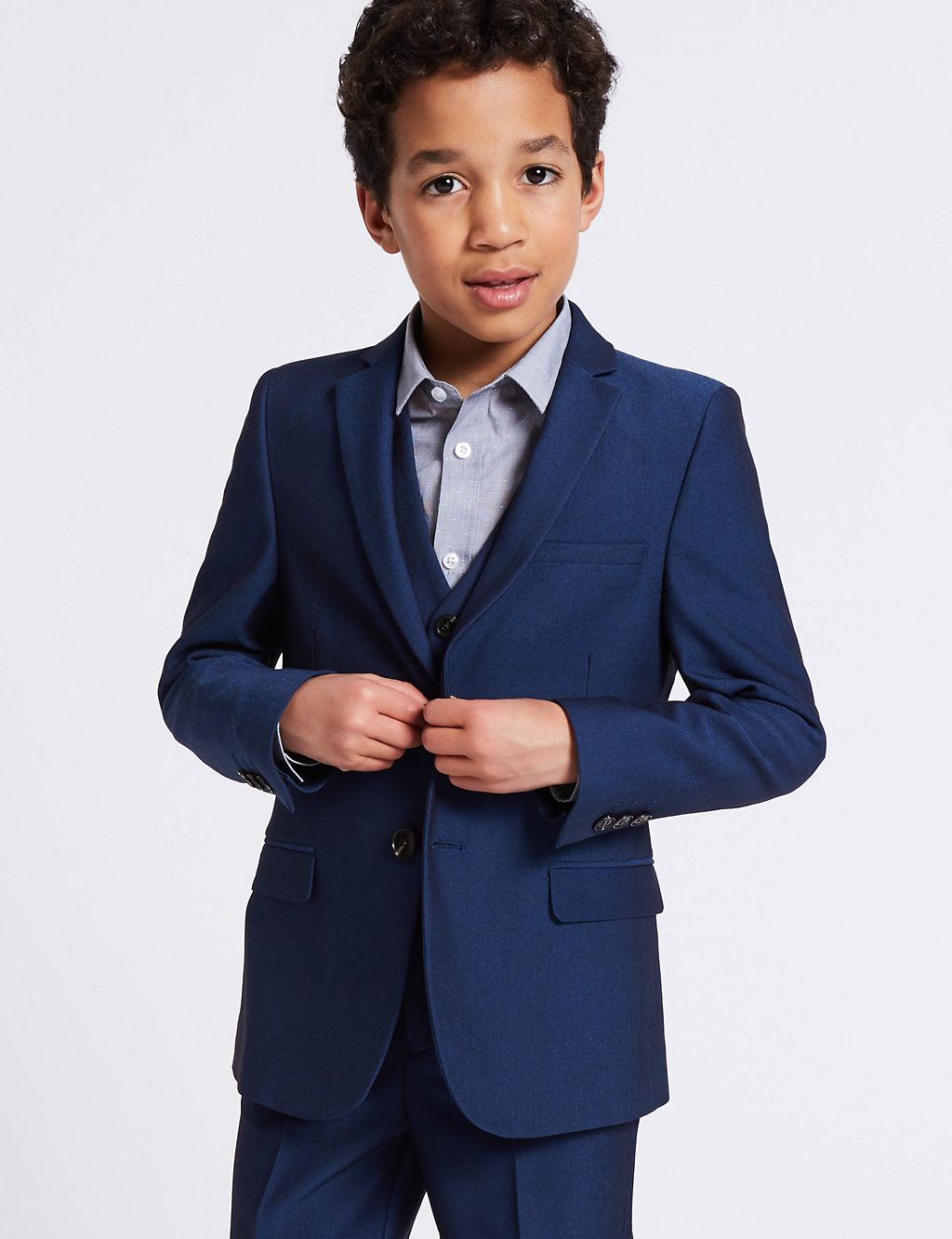 Notch Lapel 2 Button Jacket (3-16 Years) 6 of 10