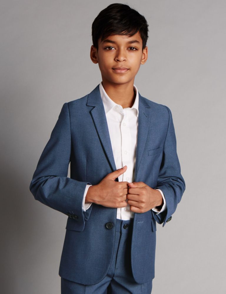 Notch Lapel 2 Button Jacket (5-14 Years) 1 of 5