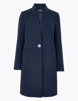 Notch hot sale neck coat