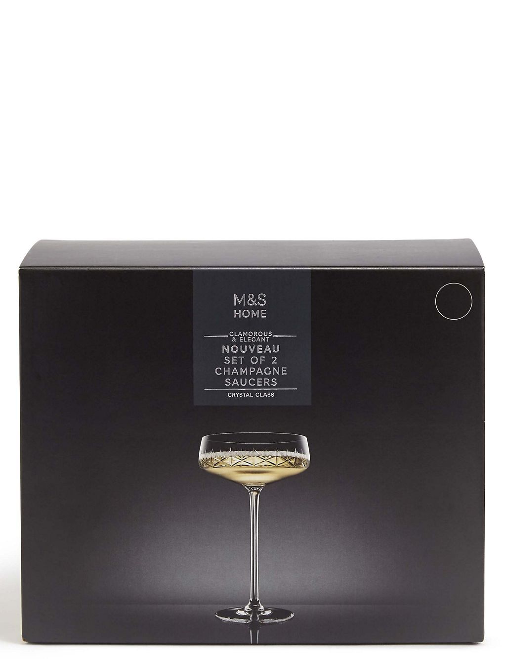 Nouveau 2 Pack Champagne Saucer 2 of 6