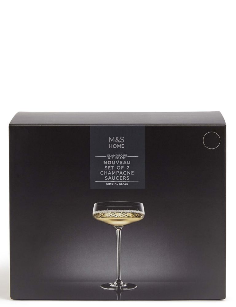 Nouveau 2 Pack Champagne Saucer 3 of 6