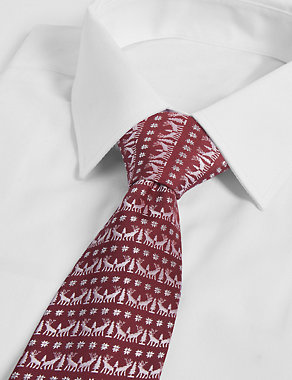 Novelty Christmas Motif Tie Image 2 of 3