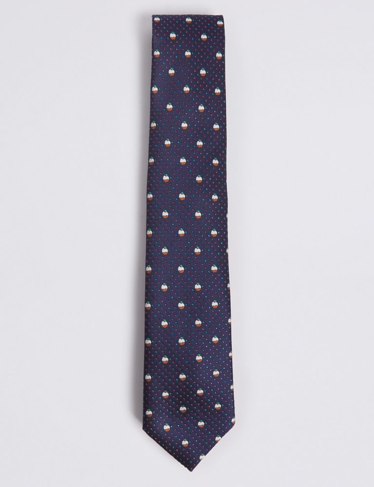 Novelty Christmas Pudding Tie 1 of 3