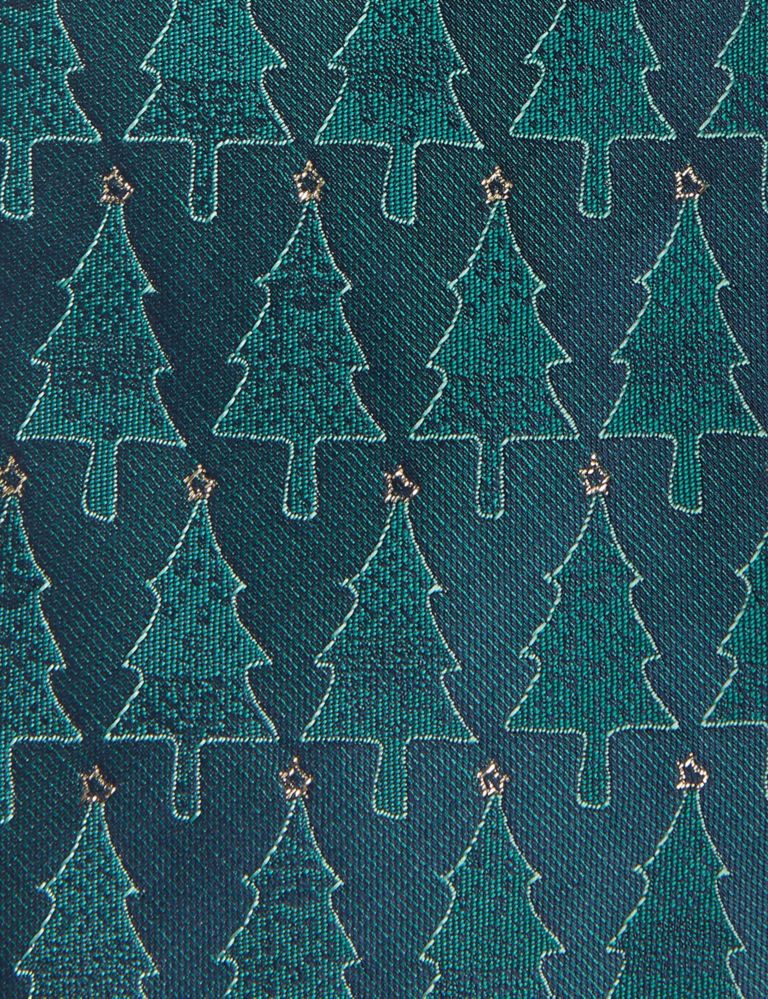 Novelty Christmas Tree Motif Tie 3 of 3