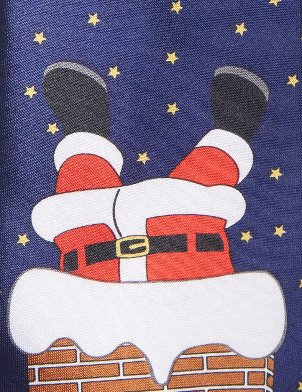 Novelty Santa in a Chimney Tie 2 of 3