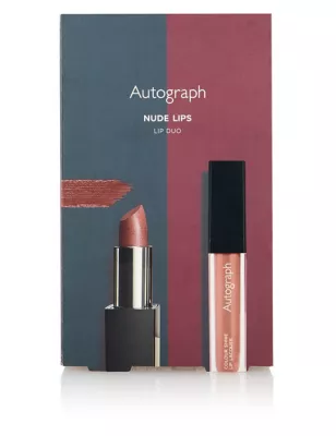 Nude Lipstick & Gloss Duo, Autograph