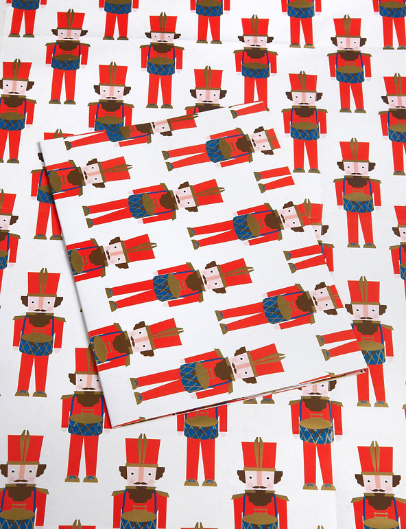 Nutcracker Wrapping Paper Image 1 of 2